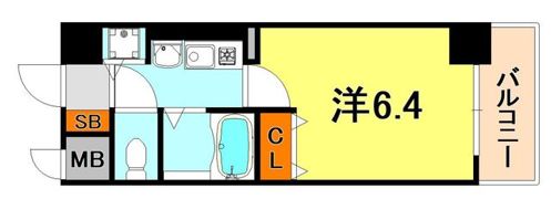 プレサンス神戸三宮の間取り画像