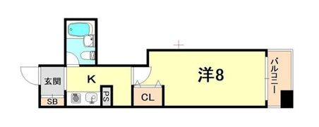 アスライフ湊川公園の間取り画像