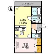 D-ROOM武庫之荘の間取り画像