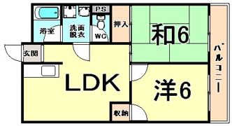 ベリオ武庫の間取り画像