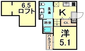 エール東難波の間取り画像