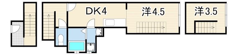 MM杭瀬の間取り画像