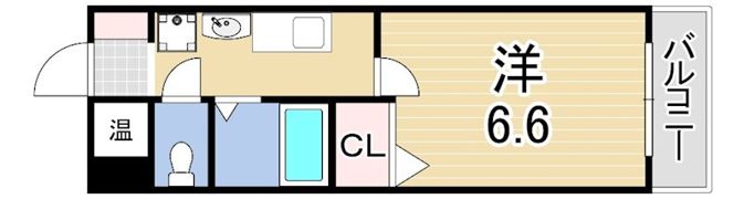 レジスコート東難波Iの間取り画像