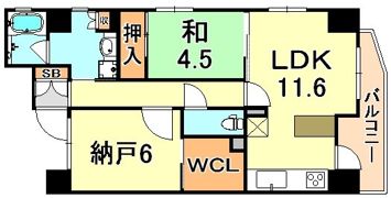 アーバネックス元町通の間取り画像