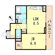 ナッツテラス神戸の間取り画像