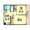 シティーハイツ二宮の間取り画像