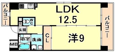 アーバネックス尼崎東難波の間取り画像