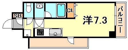 S－FORT神戸小河通の間取り画像