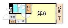 シャルムメゾン六甲道の間取り画像