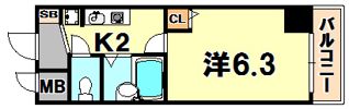 ロイヤルヒル神戸三ノ宮の間取り画像