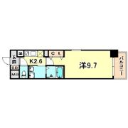 アドバンス三宮3リンクスの間取り画像