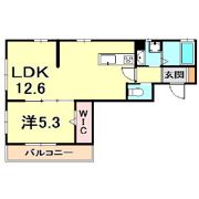 WISTERIA熊内の間取り画像