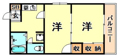 クレスト神田の間取り画像