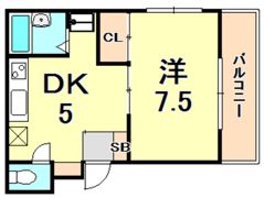 ラヴィエル坂口の間取り画像