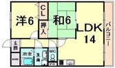 エスポワール南清水の間取り画像
