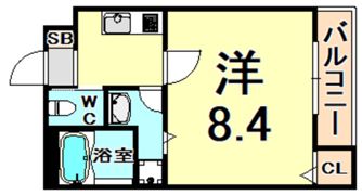 E-インフィニティ塚口の間取り画像