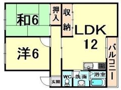 クローカスハイツの間取り画像