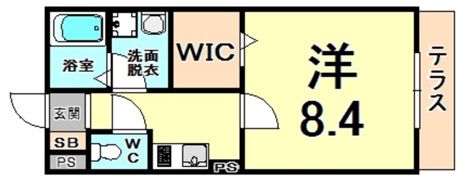 コンフォール武庫の間取り画像