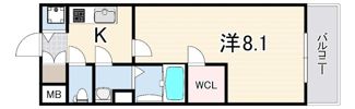 エスリード神戸ハーバーテラスの間取り画像