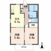 ペダリオン大石の間取り画像