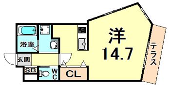 SHIKOKU8の間取り画像