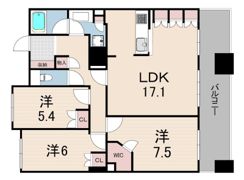 ライオンズタワー神戸旧居留地の間取り画像