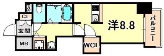 プレサンスKOBEグレンツの間取り画像