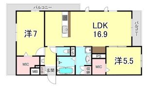 クラルテ 岡本 宮ノ前の間取り画像