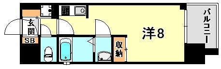 アスヴェル兵庫駅前の間取り画像