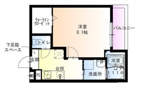 フジパレス長洲公園III番館の間取り画像