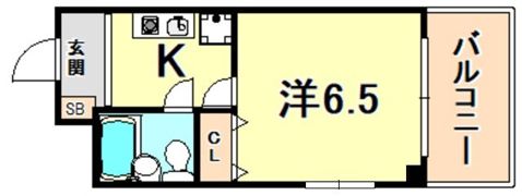 ベレッツァ中道の間取り画像