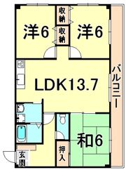 FLORA YOSHIIの間取り画像