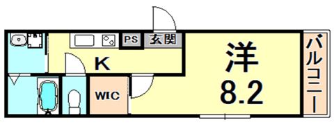 フジパレス西宮EASTの間取り画像