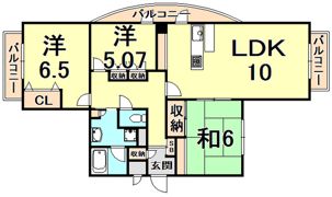 メゾンドール広田の間取り画像