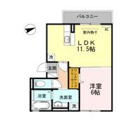 セジュール甲子園春風の間取り画像