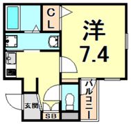 ラ・フォルム西宮北口の間取り画像