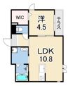 ヘーベルメゾン小松北町の間取り画像