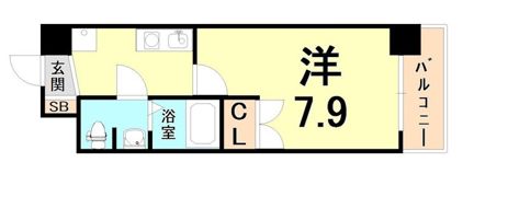 ONE ROOF FLAT NISHINOMIYAの間取り画像