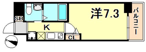 セレニテ神戸元町の間取り画像