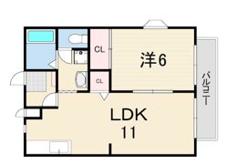 フォリア壱番館の間取り画像