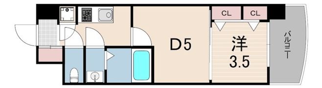 セレニテ神戸ミラクノールの間取り画像