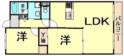 メルヴェユ伊丹の間取り画像