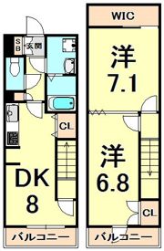 レジディア甲東園の間取り画像