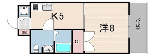 セレーノルーチェの間取り画像