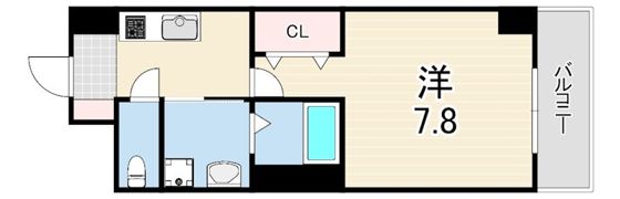 ハックスビエント甲子園口の間取り画像