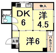 ライフポケット甲子園の間取り画像
