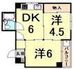 ライフポケット甲子園の間取り画像