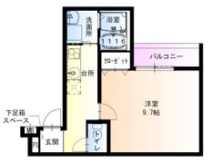 フジパレス尼崎立花1番館の間取り画像