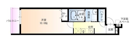 フジパレス尼崎立花1番館の間取り画像
