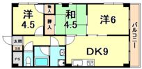 甲子園GHの間取り画像